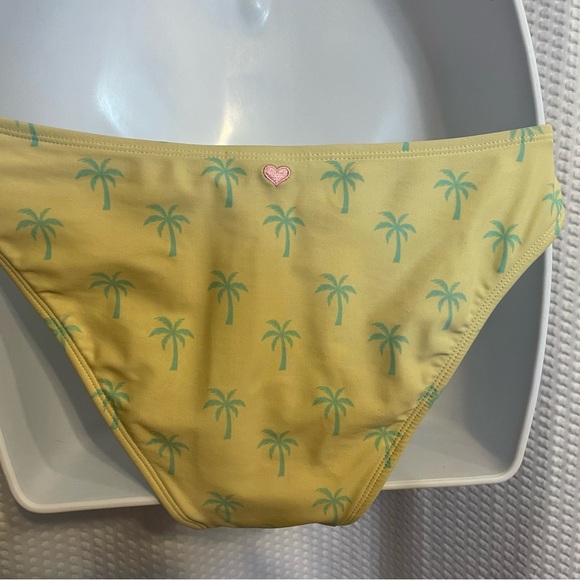 Stoney Clover Palm Tree Print Bikini Size Small - Picture 4 of 8